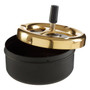 Large Gold / Matte Black Spinning Ashtray