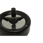 Large Black Spinning Ashtray