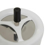 Matte White Large Spinning Ashtray