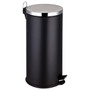 Matt Black Pedal Bin - 30Ltr