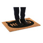 Black / Natural Hello Doormat