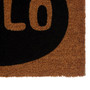Black / Natural Hello Doormat