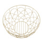Vertex Deco Fruit Basket Matte Gold