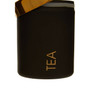 Liberty Black Enamel Finish Tea Canister