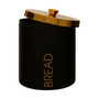 Liberty Black Enamel Finish Bread Bin