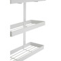 Sorello White Iron Three Level Hanging Rack