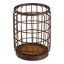 Vertex Round Bronze Coated Utensil Holder Vertex Round Bronze Coated Utensil Holder