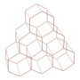 Vertex 6 Bottle Pink Finish Wine Rack