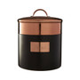 Prescott Charcoal / Copper Bread Bin