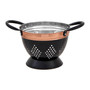 Prescott Small Charcoal / Copper Colander