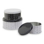 Set of Three Urban Storage Tins