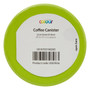 Lime Green Enamel Coffee Canister