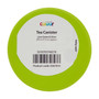 Lime Green Enamel Tea Canister
