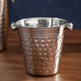 Mixology Hammered Effect Stainless Steel Ice Bucket
