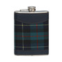 Green Tartan Hip Flask