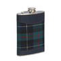 Green Tartan Hip Flask