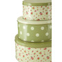 Rose Cottage Storage Tins - Set of 3