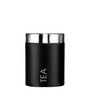 Black Enamel Tea Canister