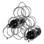 Chrome 6 Bottles Triangular Wine Rack