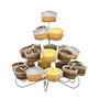 4 Tier Silver Wire 23 Cups Cupcake Stand 4 Tier Silver Wire 23 Cups Cupcake Stand