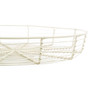 Cream Wire Bread Basket