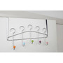 Hook Over Door Multi-coloured 5 Hook Hanger