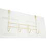 4 Hook Champagne Gold Over Door Hanger