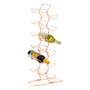 12 Tier Wine Rack with Copper Finish