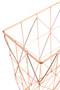 Vertex Copper Finish Cross Design Wire Basket