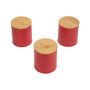 Set of three Alton Red Cannisters