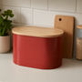 Alton Red Bread Bin