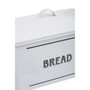 Grocer White Metal Bread Bin