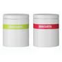 Lime Silicone Band Biscuit Jar