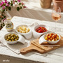 Dela Set Of Four White Tapas Serving Dishes