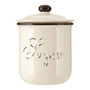 Chiltern Brown Rim Small Sugar Canister Chiltern Brown Rim Small Sugar Canister