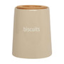 Fletcher Beige Ceramic Biscuit Canister