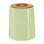 Fletcher Green Ceramic Sugar Canister