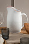 Calisto Terracotta White Glazed Pitcher