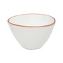 Calisto Terracotta White Glazed Cereal Bowl