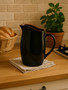 Calisto Terracotta Black Glazed Pitcher