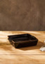 Calisto Terracotta Black Glazed Oven to Table Dish