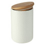Geome White Hex Canister