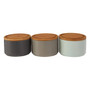 Fenwick Grey/Pale Blue Storage Canisters