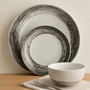 Middag 12 Piece Black And White Dinner Set