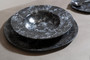 Hygge Black Marble Effect Pizza Plate