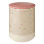 Large Recycled Grey White Storage Canister