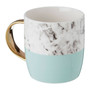 Mimo Pastel Green K Letter Monogram Mug