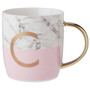 Mimo Pastel Pink C Letter Monogram Mug