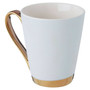 Mimo White Frosted Deco L Letter Monogram Mug Mimo White Frosted Deco L Letter Monogram Mug