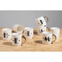 Mimo Diamond Deco C Letter Monogram Mug